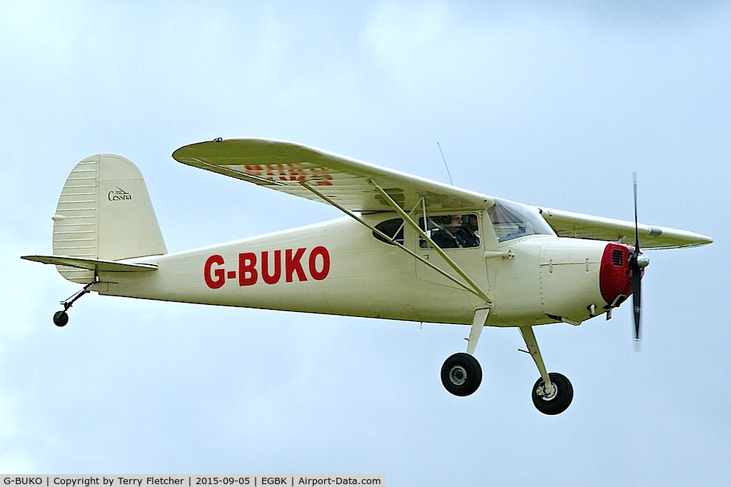 G-BUKO, 1947 Cessna 120 C/N 13089, At 2015 LAA Rally at Sywell