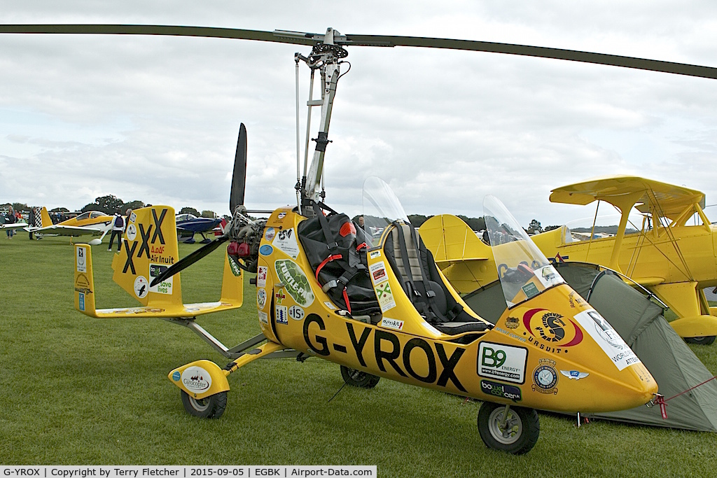 G-YROX, 2006 Rotorsport Uk MT-03 C/N RSUK/MT-03/005, At 2015 LAA Rally at Sywell