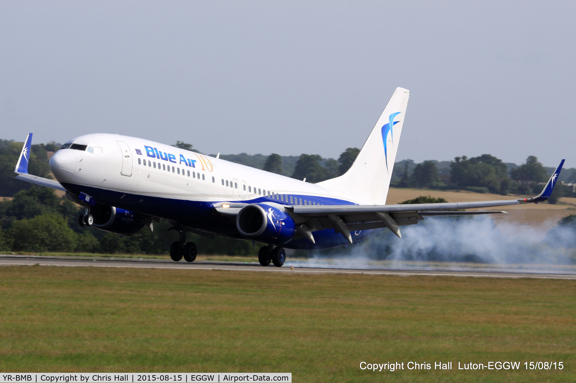 YR-BMB, 1998 Boeing 737-85R C/N 29037, Blue Air