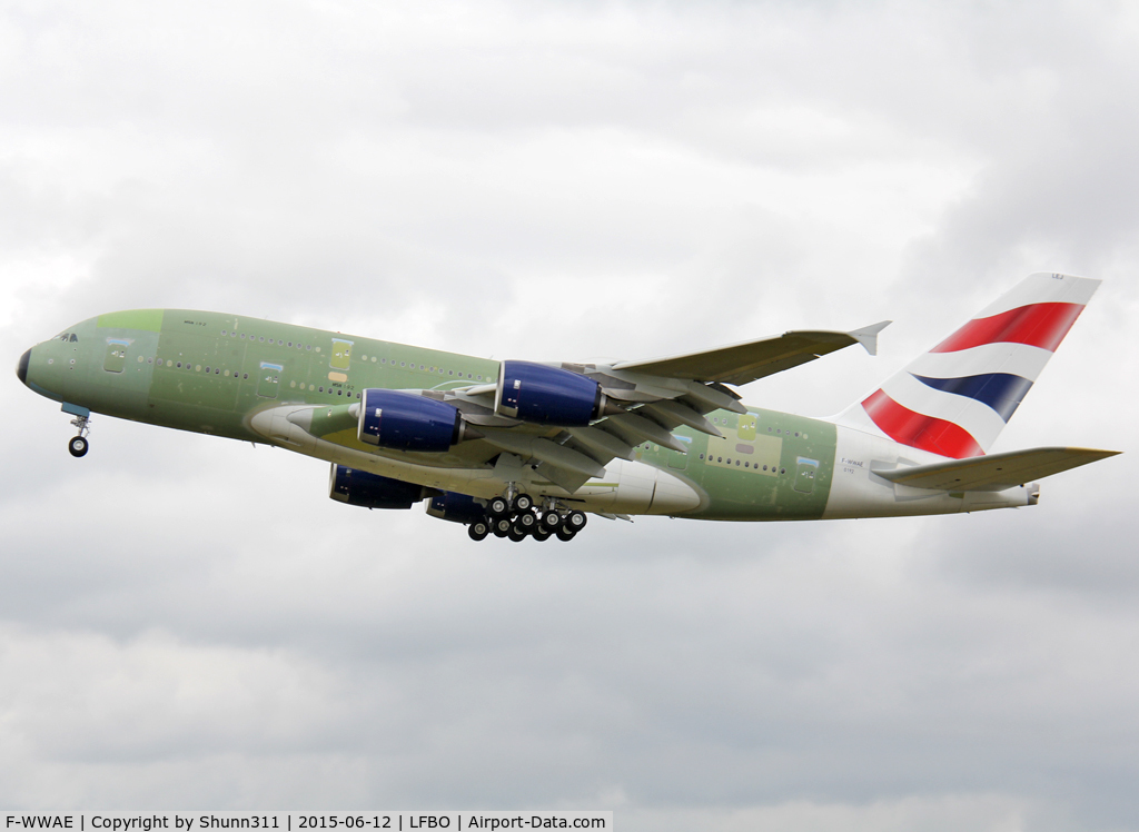 F-WWAE, 2015 Airbus A380-841 C/N 192, C/n 0192 - For British Airways