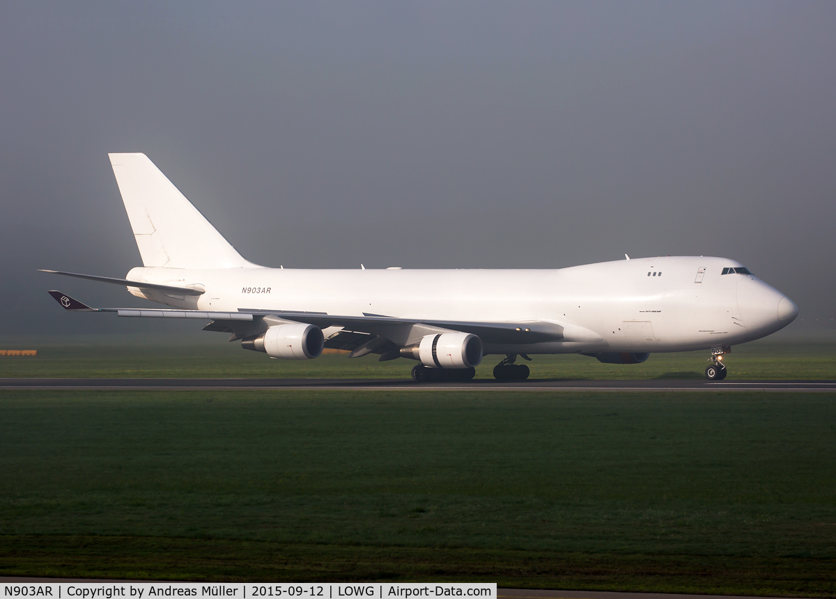 N903AR, 2002 Boeing 747-428F/ER/SCD C/N 33096, Arriving from Miami.