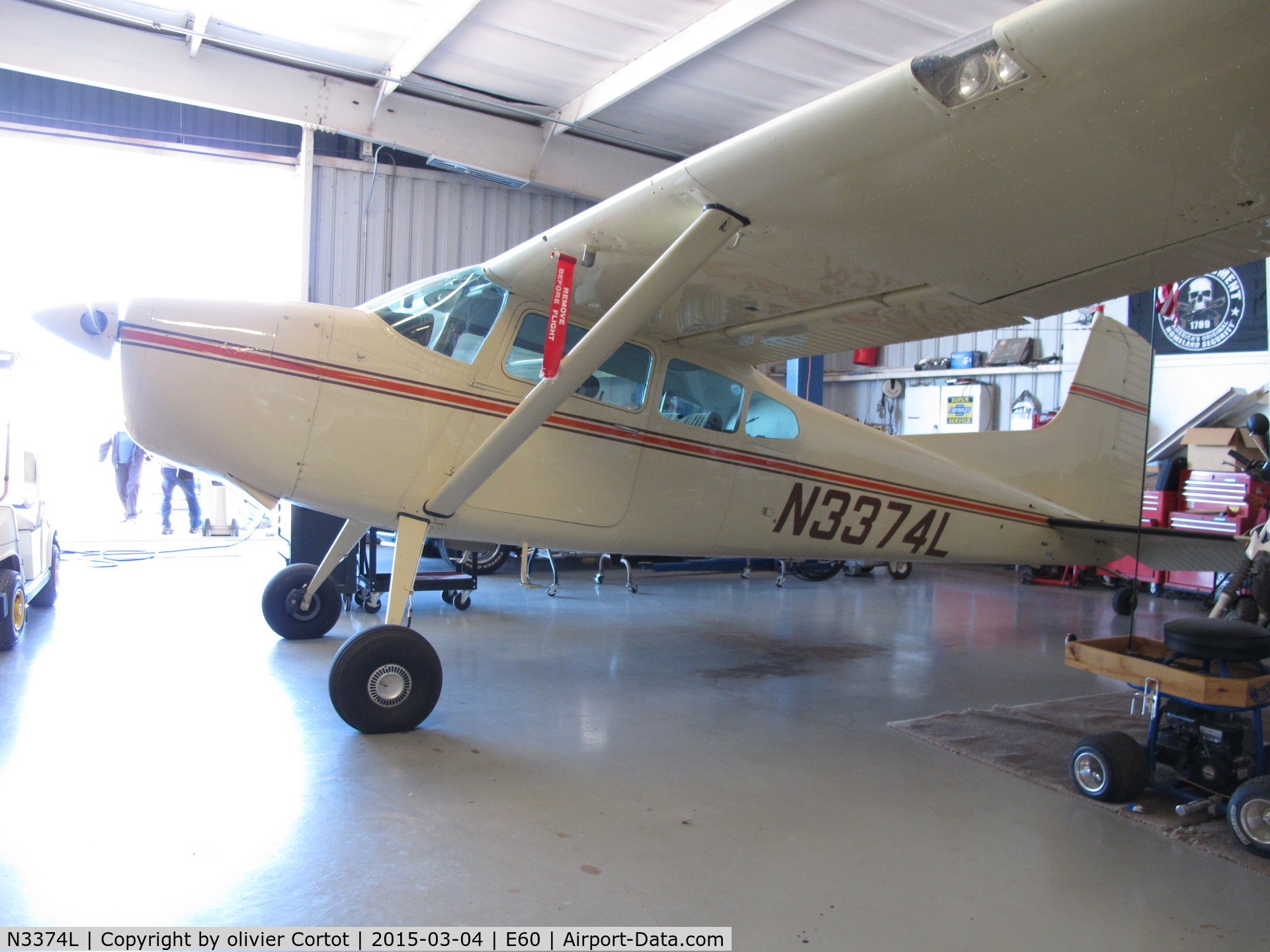 N3374L, 1967 Cessna A185E Skywagon 185 C/N 185-1326, Eloy airfield