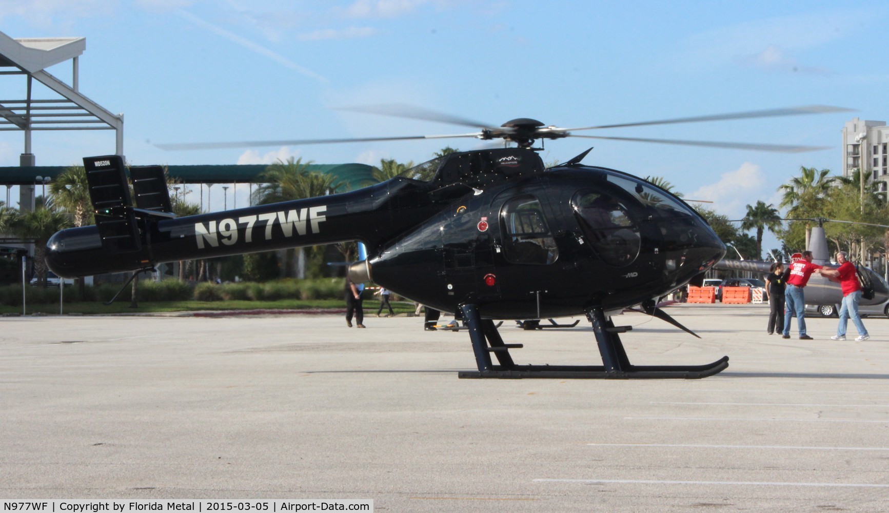 N977WF, 2013 McDonnell Douglas MD-520N C/N LN110, MD520N at Heliexpo Orlando