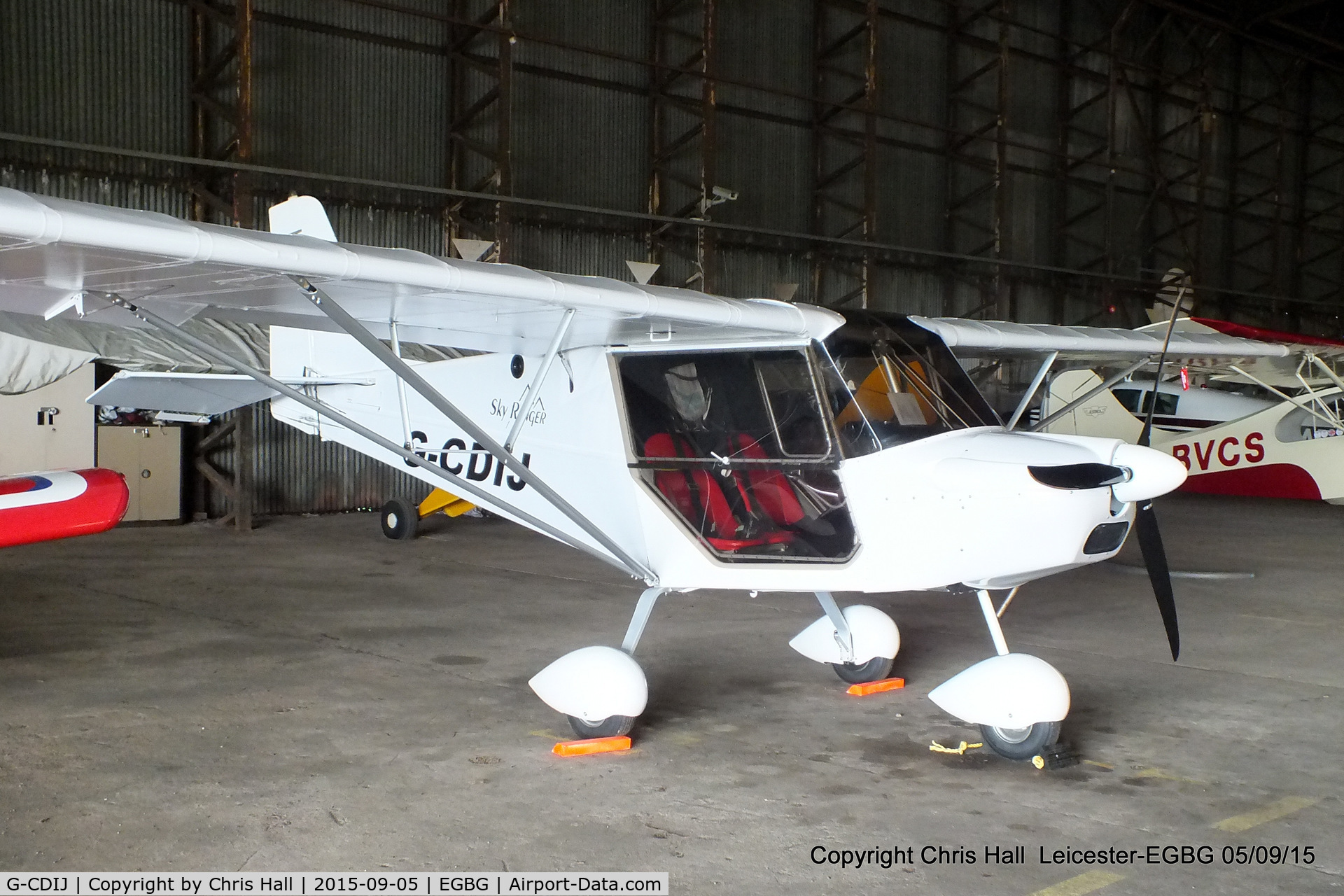 G-CDIJ, 2005 Best Off Skyranger 912(2) C/N BMAA/HB/445, at Leicester