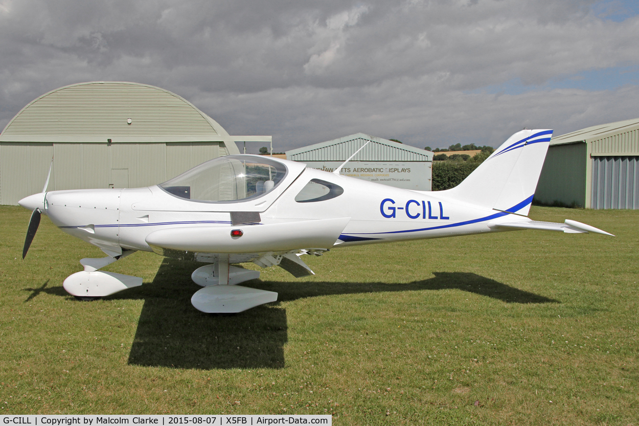 G-CILL, 2014 BRM Aero Bristell NG5 Speed Wing C/N LAA 385-15219, Bristell NG5 Speed Wing, a resident at Fishburn Airfield, August 7th 2015.