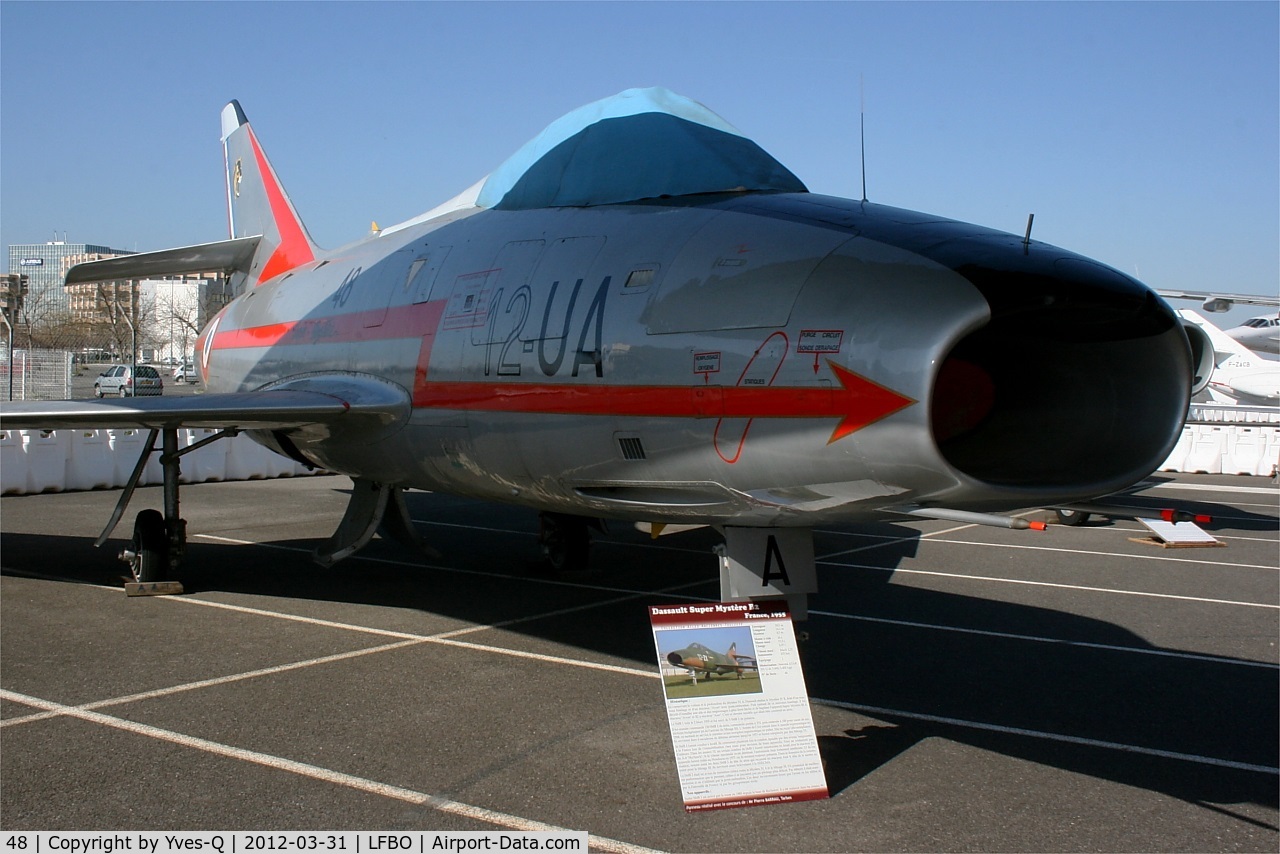 48, Dassault Super Mystere B.2 C/N 48, Dassault Super Mystere B.2, Preserved at Les Ailes Anciennes Museum, Toulouse-Blagnac