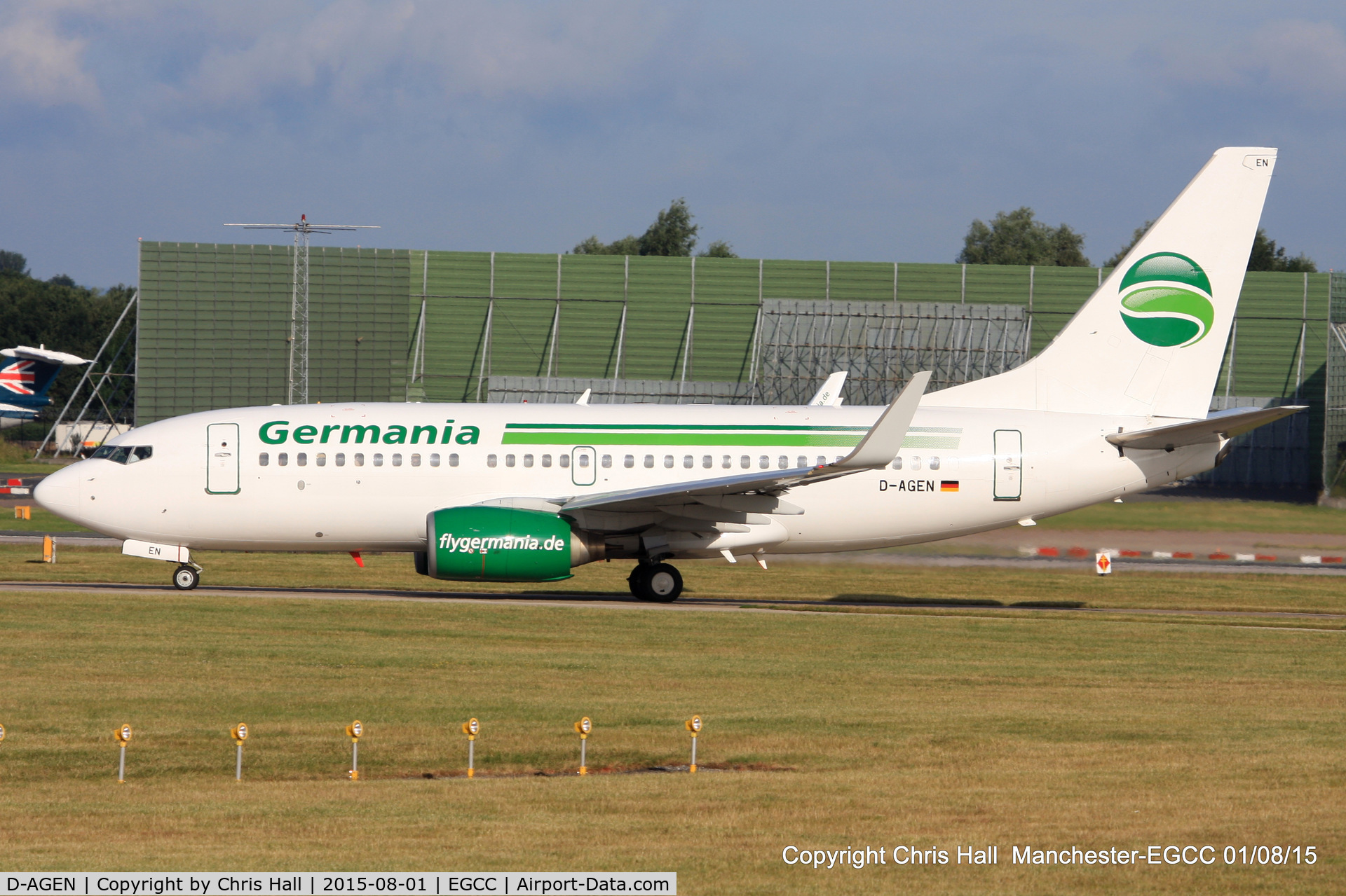 D-AGEN, 1998 Boeing 737-75B C/N 28100, Germania
