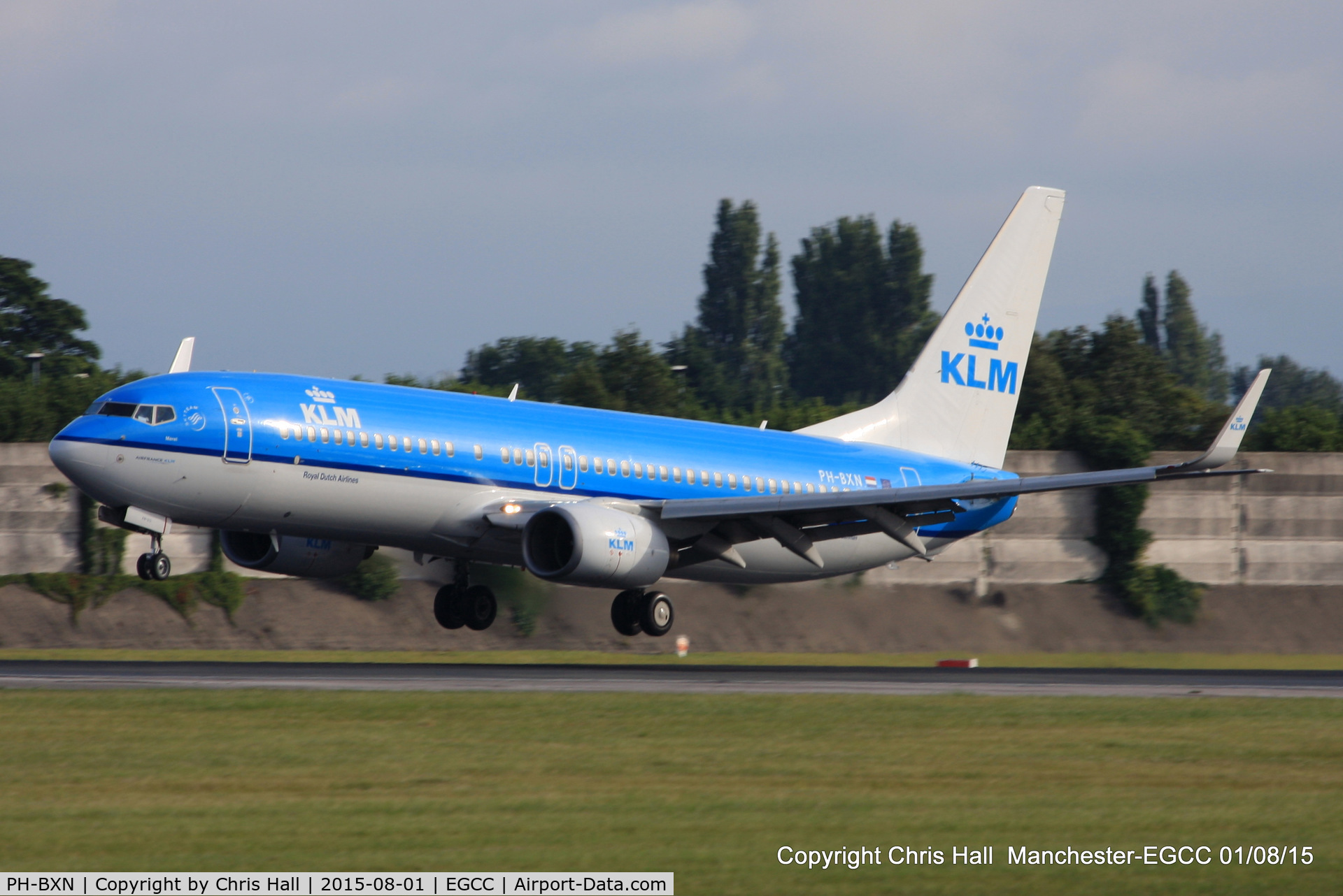 PH-BXN, 2000 Boeing 737-8K2 C/N 30356, KLM Royal Dutch Airlines