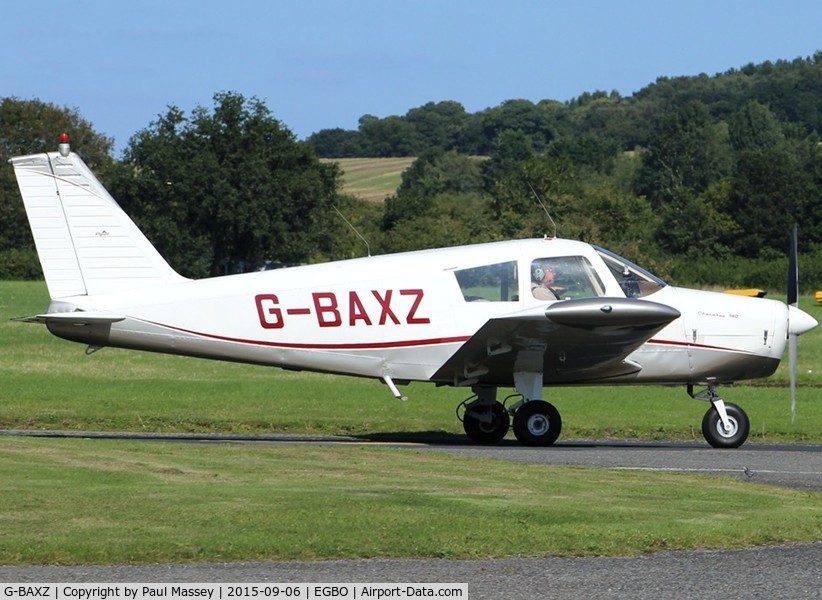 G-BAXZ, 1970 Piper PA-28-140 Cherokee C C/N 28-26760, PA-28-Cherokee 140. EX:-PH-NLX
