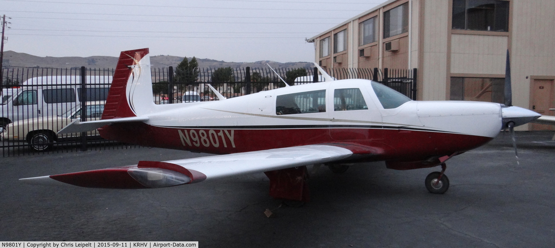 N9801Y, 1981 Mooney M20K C/N 25-0526, Locally-based 1981 Mooney M20K for sale with Lafferty Aircraft Sales at Reid Hillview Airport, San Jose, CA.
