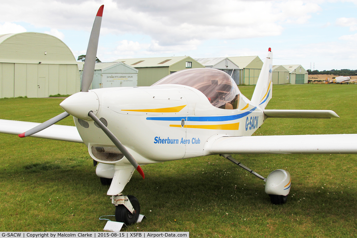G-SACW, 2011 Aero AT-3 R100 C/N AT3-058, Aero AT-3 R100 , Fishburn Airfield, August 15th 2015.