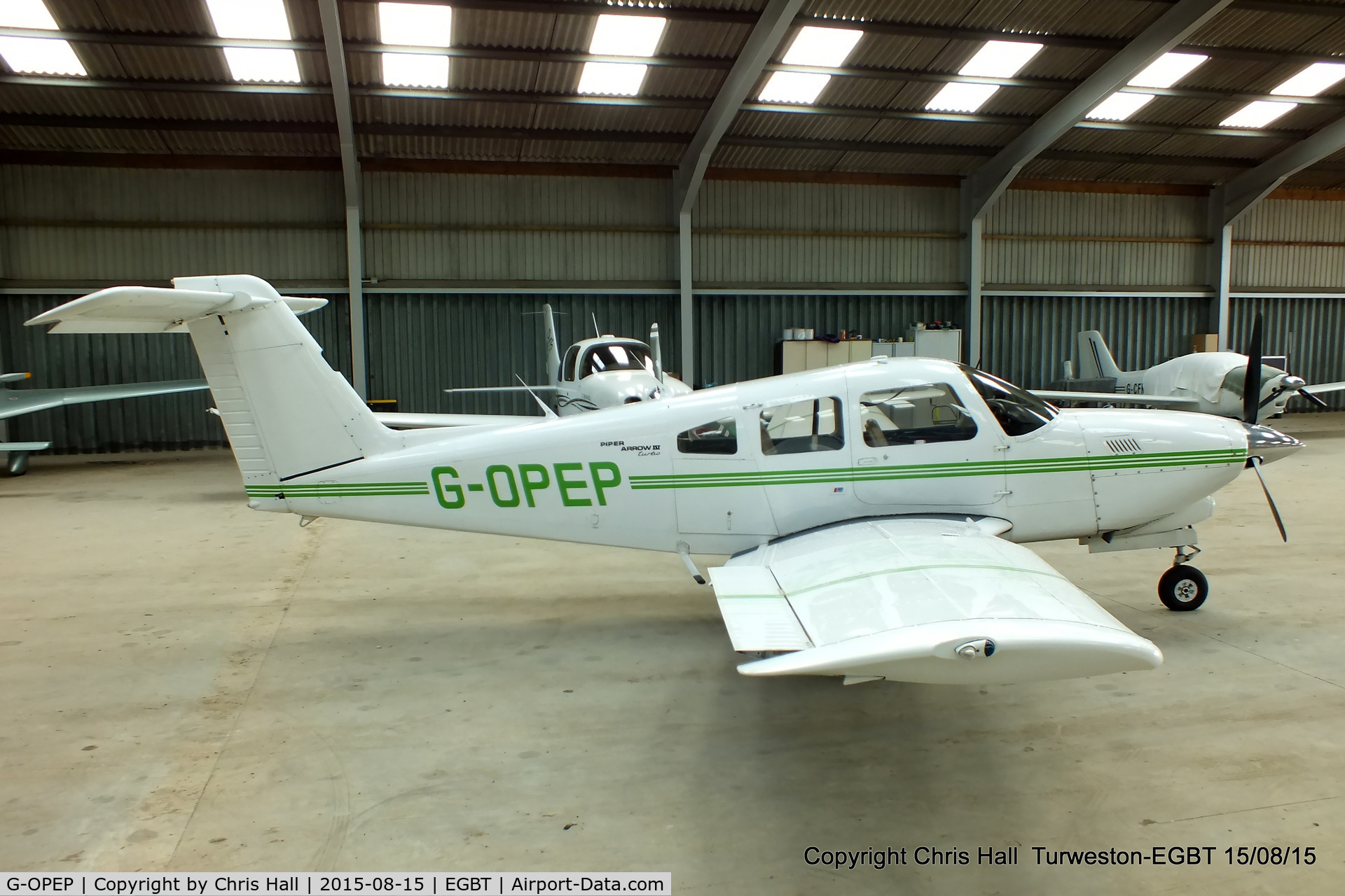 G-OPEP, 1979 Piper PA-28RT-201T Turbo Arrow IV C/N 28R-7931070, at Turweston