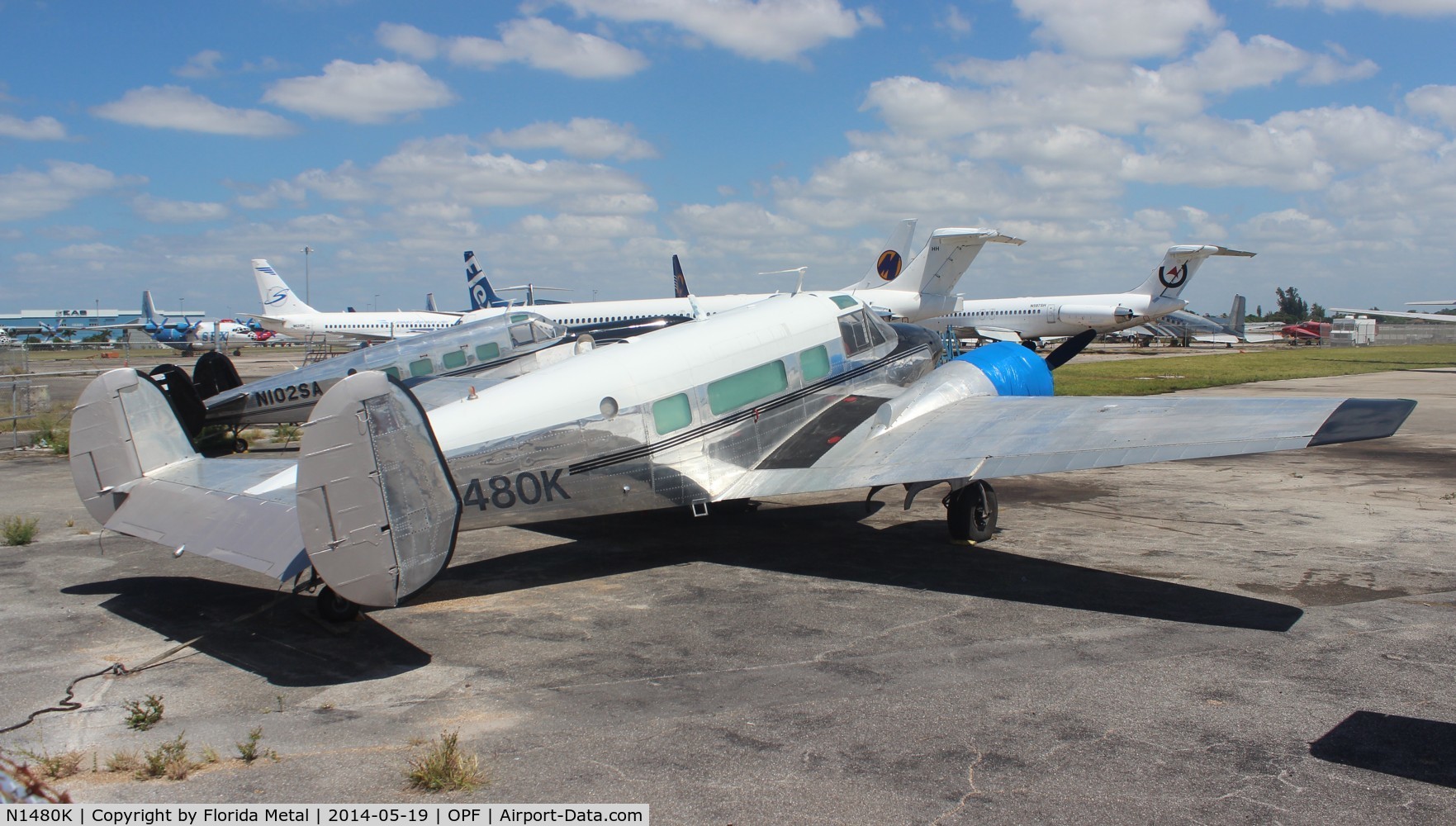 N1480K, 1961 Beech G18S C/N BA-601, Beech 18S