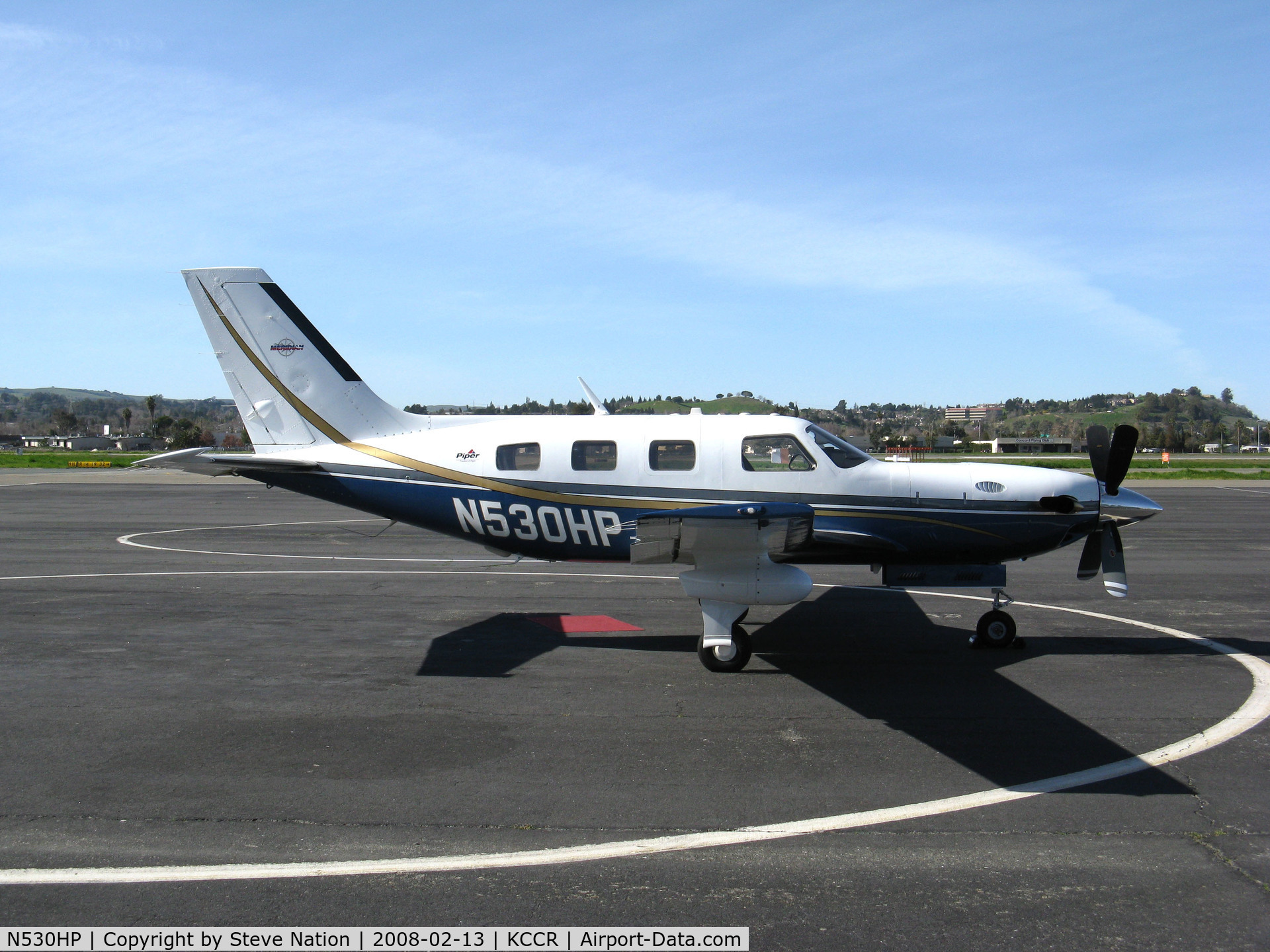 N530HP, 2001 Piper PA-46-500TP Malibu Meridian C/N 4697101, 2001 Piper PA-46-500TP visiting @ Buchanan Field, Concord, CA