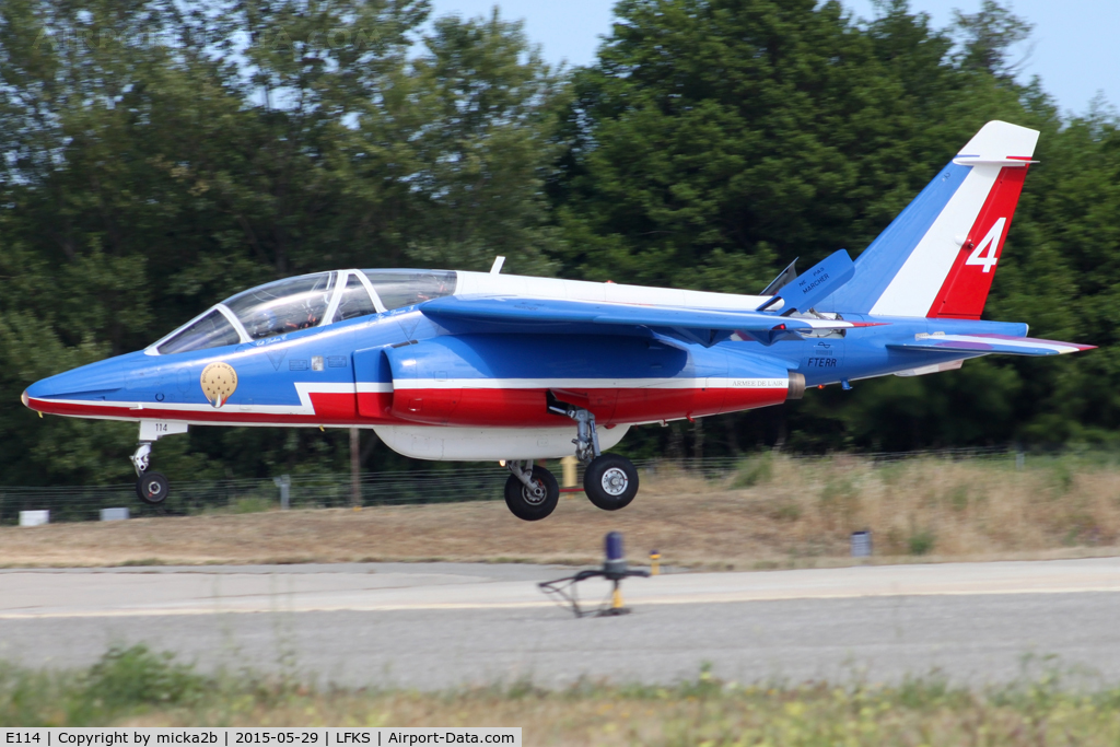 E114, Dassault-Dornier Alpha Jet E C/N E114, Landing