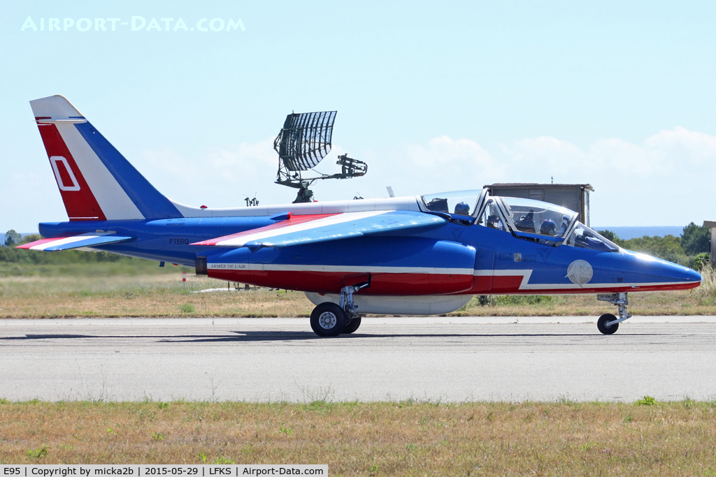E95, Dassault-Dornier Alpha Jet E C/N E95, Taxiing