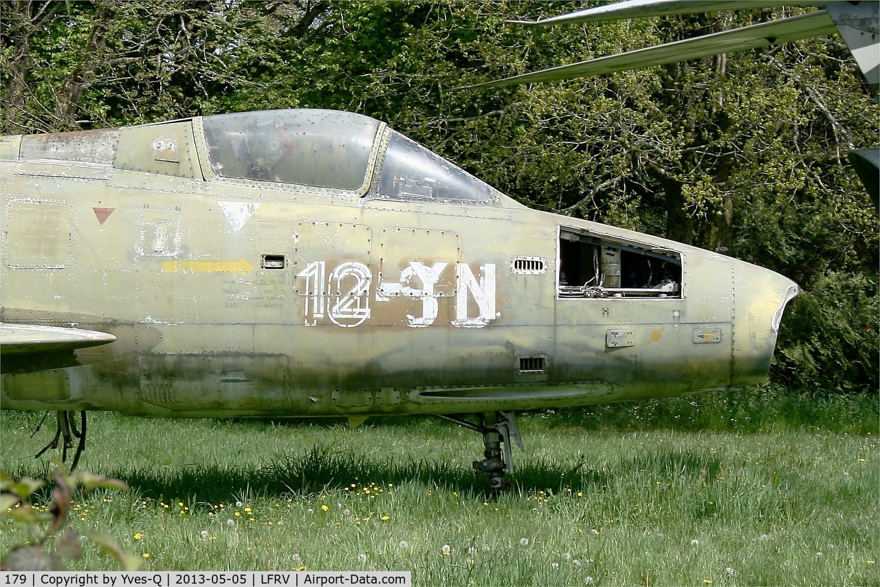 179, Dassault Super Mystere B.2 C/N 179, Dassault Super Mystere B.2, MaVaMo Museum, Vannes-Meucon Airport  (LFRV-VNE)