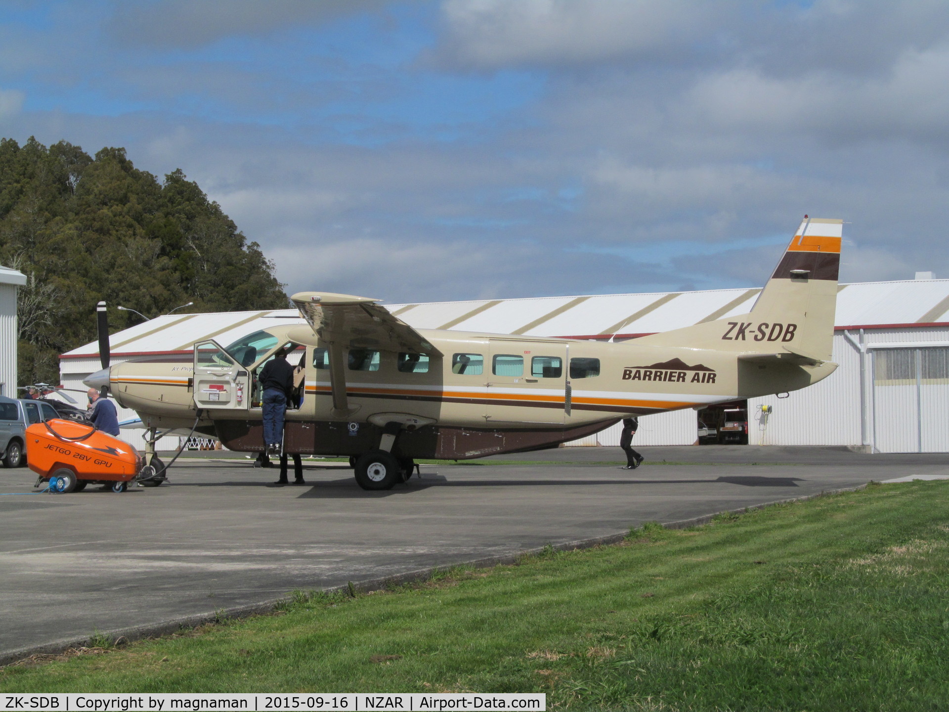 ZK-SDB, 2009 Cessna 208B Grand Caravan C/N 208B2089, battery check? left shortly after this photo was taken.