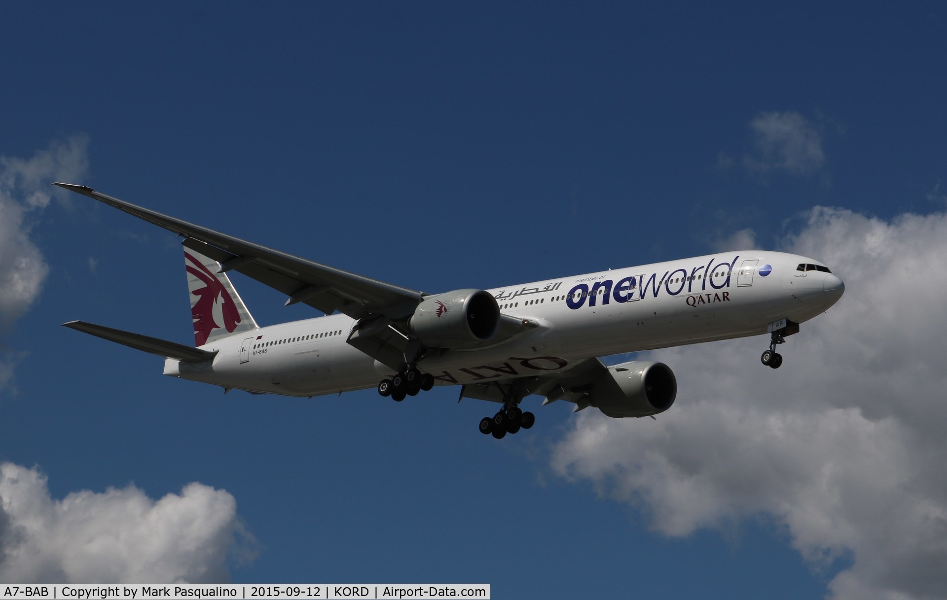 A7-BAB, 2007 Boeing 777-3DZ/ER C/N 36103, Boeing 777-300ER