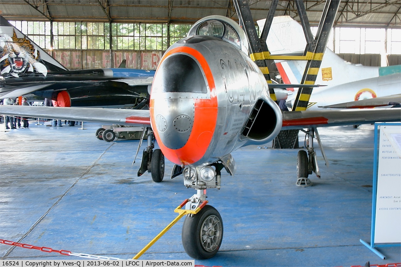 16524, 1951 Lockheed T-33A Shooting Star C/N 580-5856, 16524 - Lockheed T-33A Shooting Star, preserved at Canopée Museum, Châteaudun Air Base (LFOC)