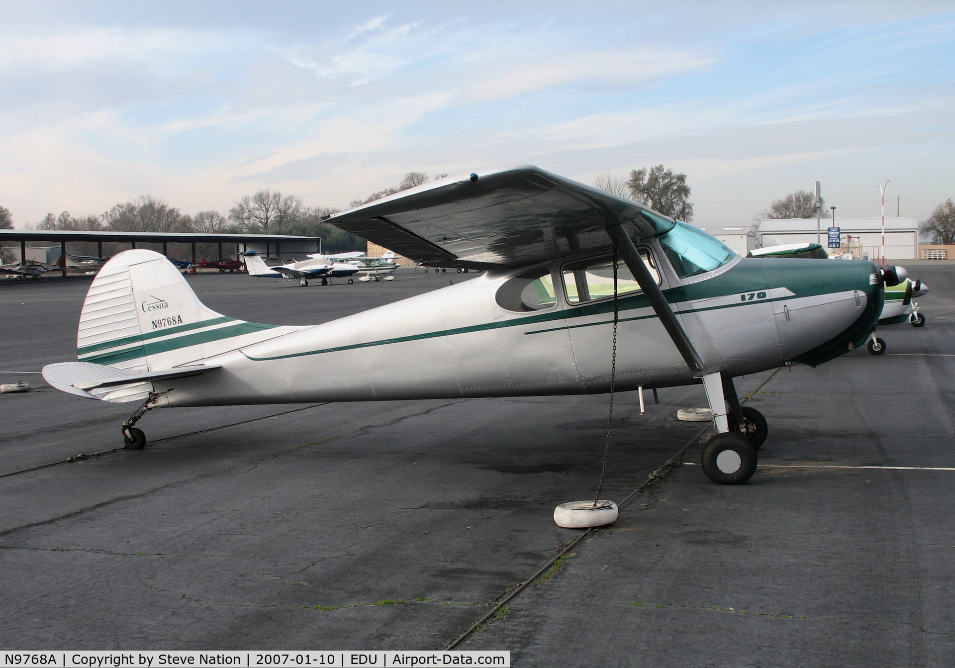 N9768A, 1950 Cessna 170A C/N 19409, 1950 Cessna 170A @ University Airport, Davis, CA (now Kentucky based)
