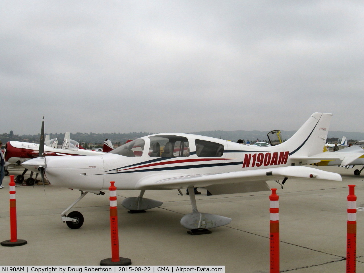 N190AM, Wheeler Express C/N 001, 2006 Moghaddas AM-1 Wheeler EXPRESS S-90, Lycoming IO-540-K1G5 300 Hp version, fairly rare experimental aircraft also offered with cruciform tail. See N119NC for that version.