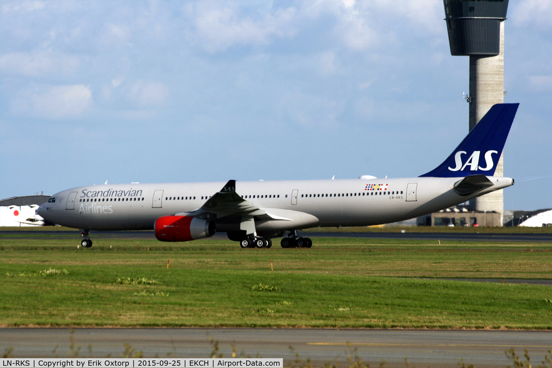 LN-RKS, 2015 Airbus A330-343E C/N 1665, LN-RKS just left rw 22L after its delivery flight from TLS to day (25SEP15)