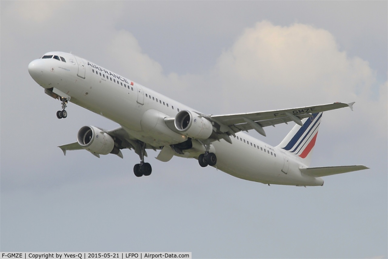 F-GMZE, 1995 Airbus A321-111 C/N 544, Airbus A321-111, Take off rwy 24, Paris-Orly Airport (LFPO-ORY)