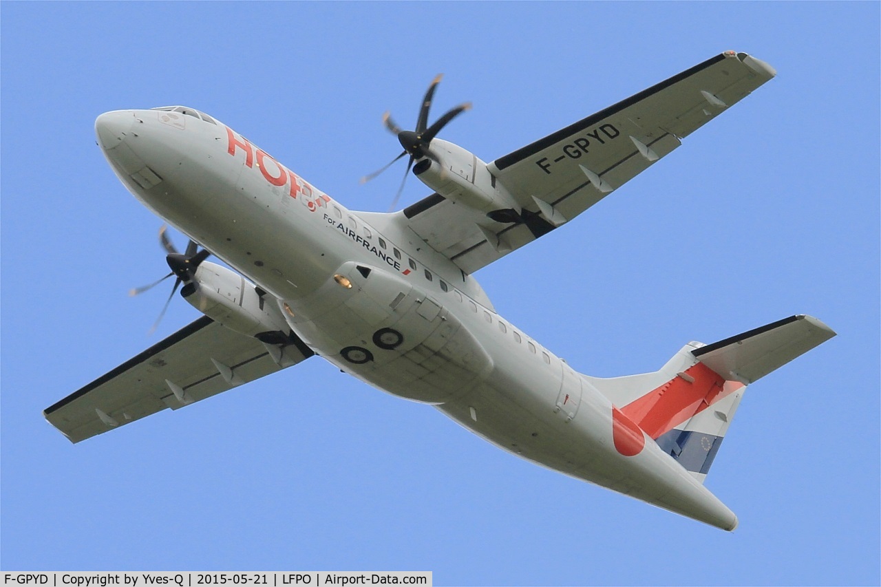 F-GPYD, 1996 ATR 42-500 C/N 490, ATR 42-500, Take off rwy 24, Paris-Orly Airport (LFPO-ORY)