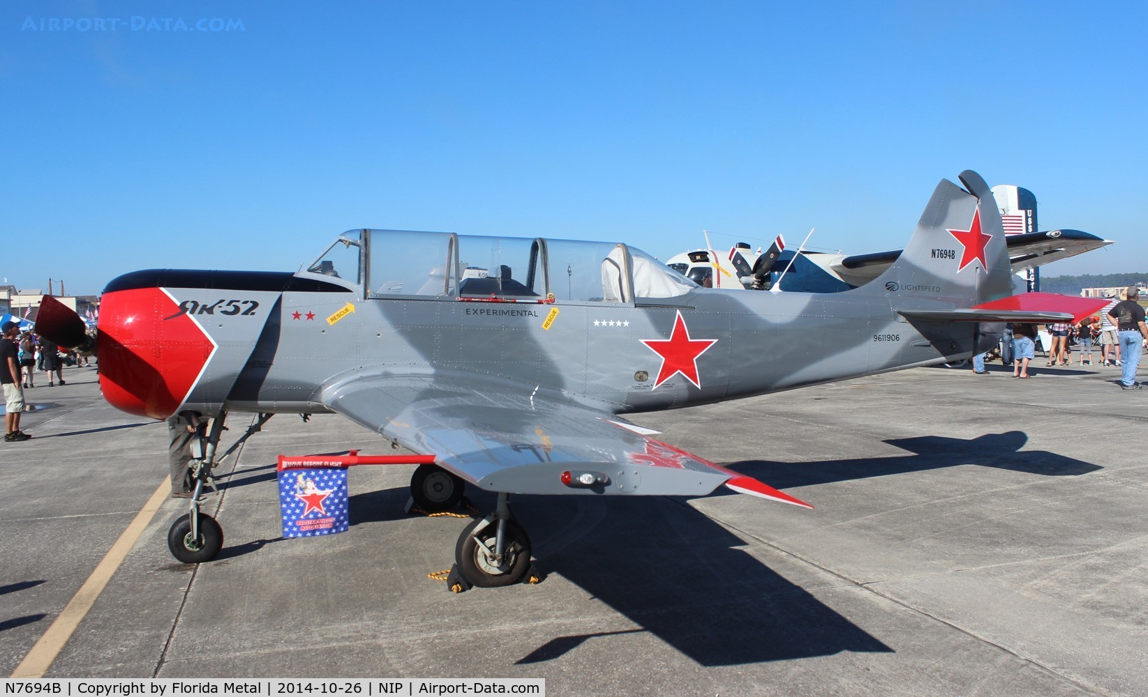 N7694B, 1996 Yakovlev Yak-52 C/N 9611906, Yak 52