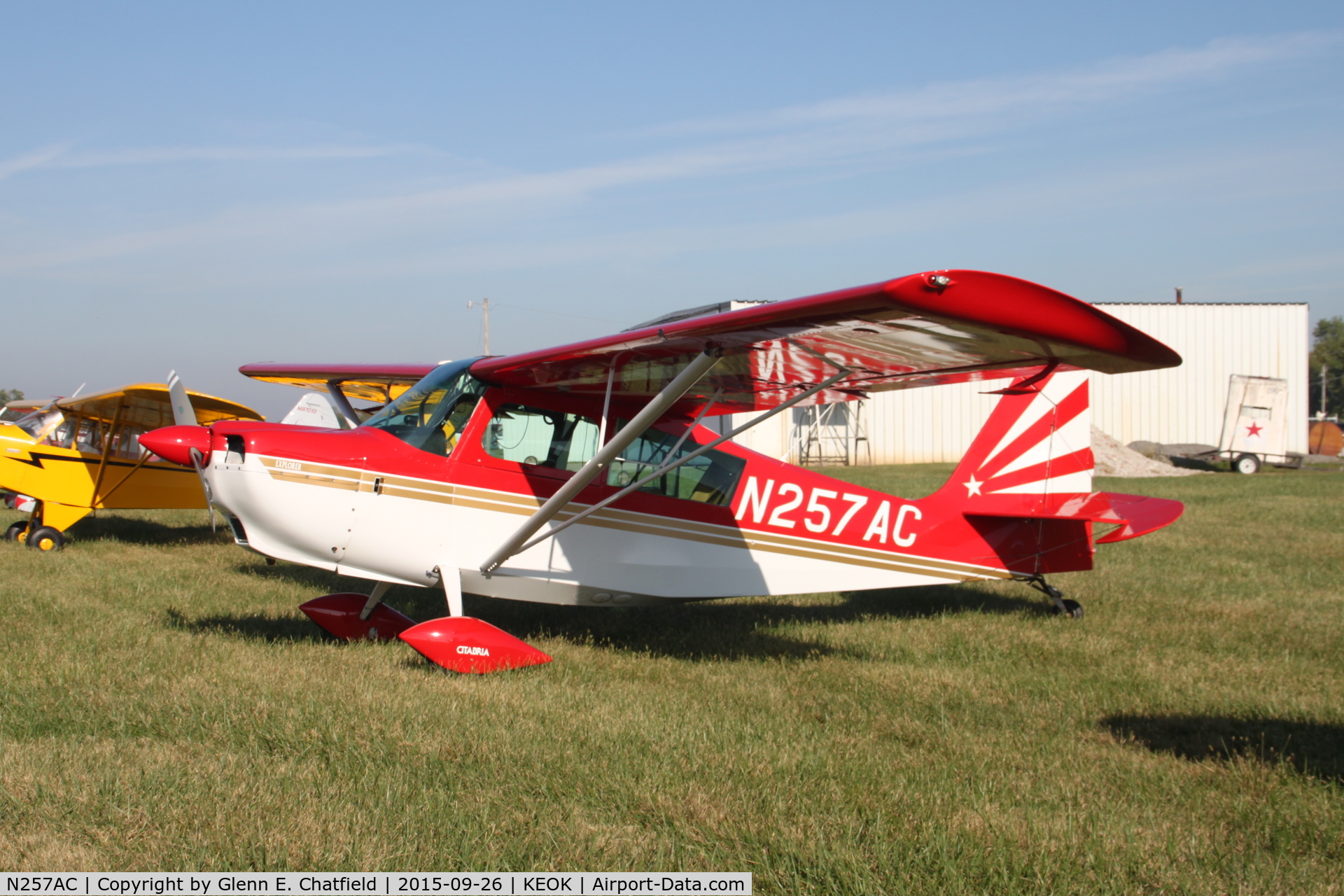 N257AC, 1999 American Champion 7GCBC C/N 1257-99, At the L-bird fly in