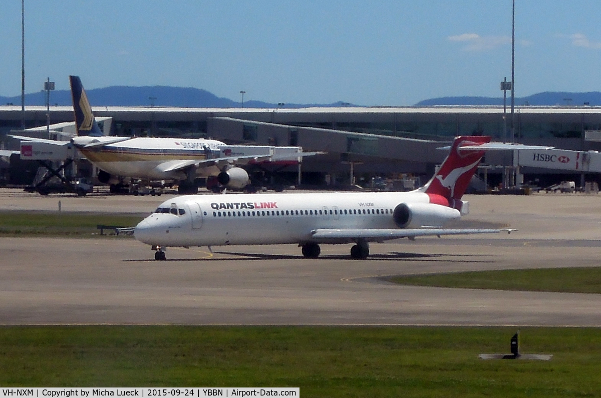 VH-NXM, 2001 Boeing 717-231 C/N 55094, At Brisbane