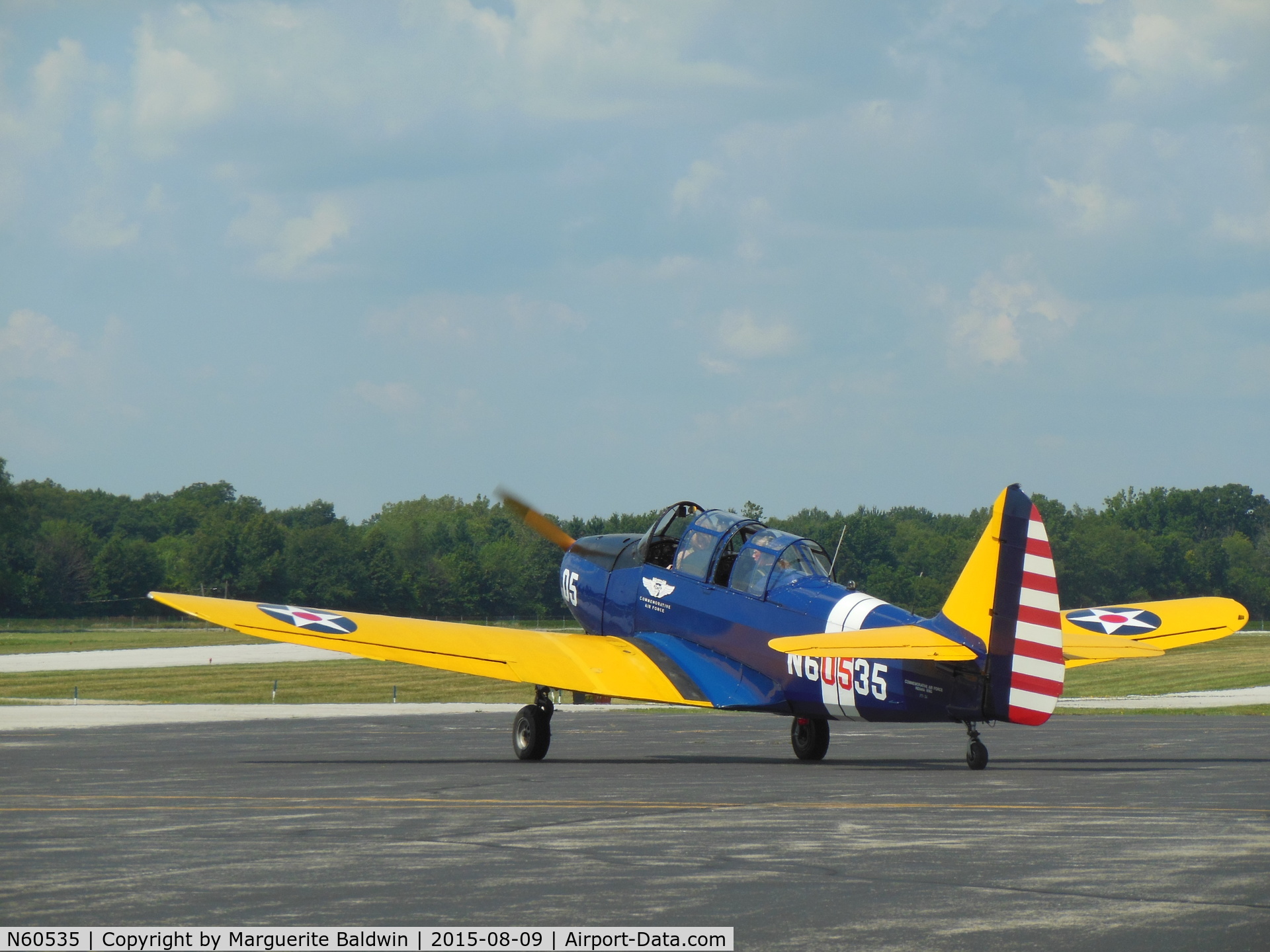 N60535, 1945 Fairchild M-62A-3 Cornell II C/N FX146, @ Warsaw Airport, IN 8-6-2015