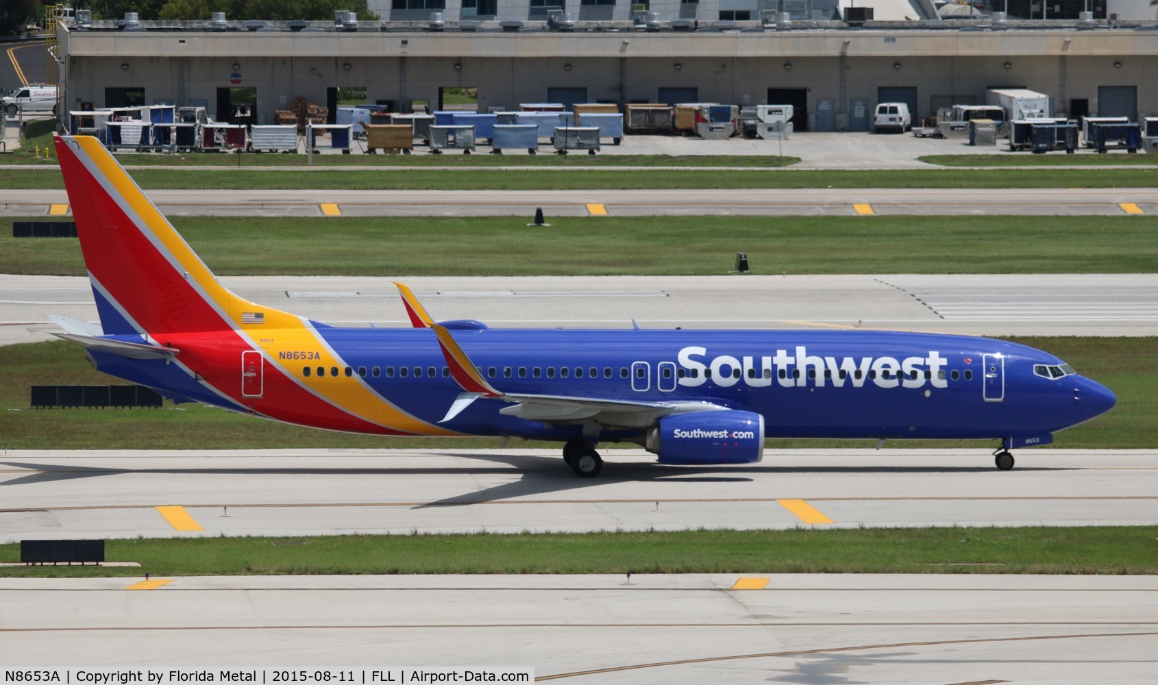N8653A, 2014 Boeing 737-8H4 C/N 37037, Southwest