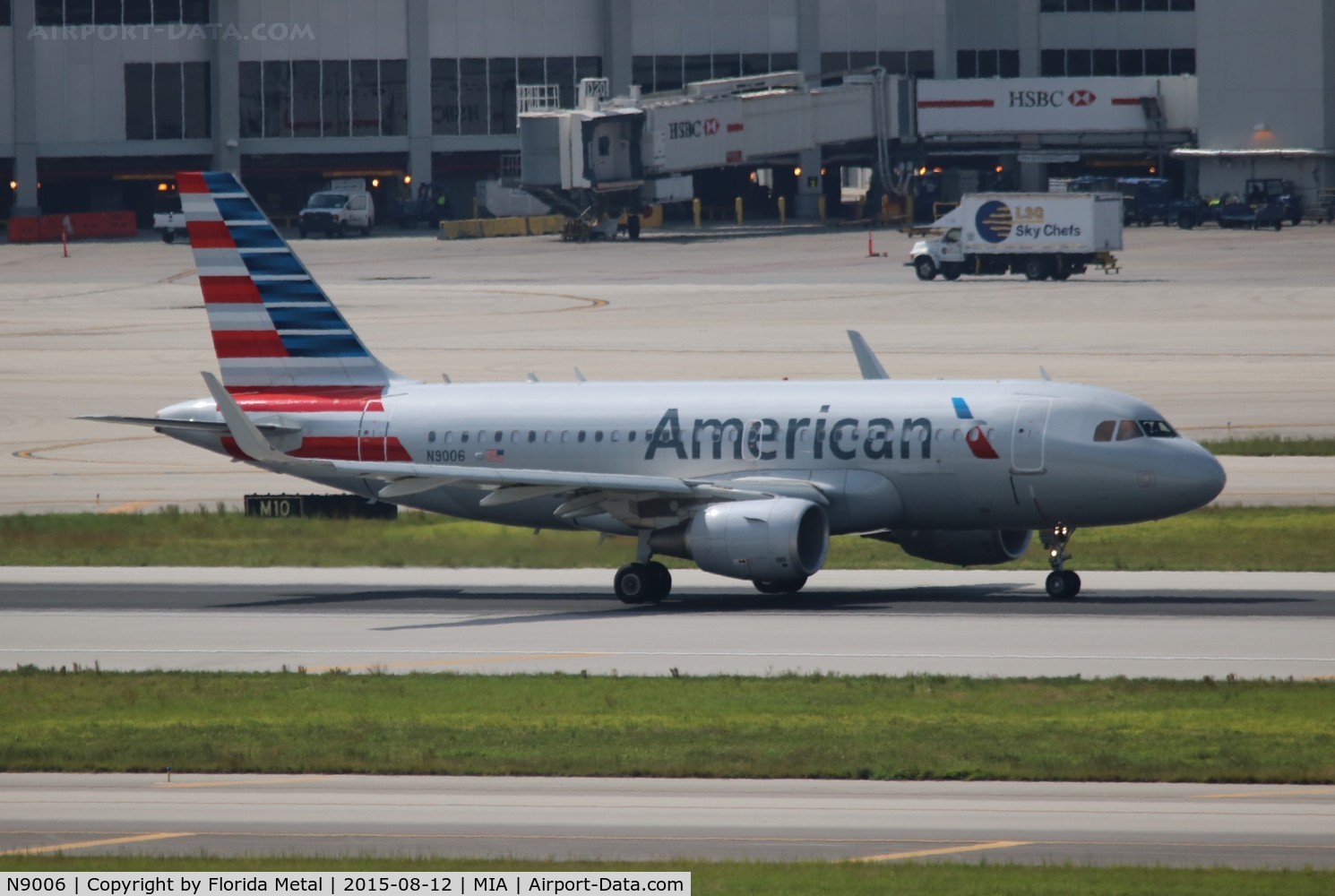 N9006, 2013 Airbus A319-115 C/N 5761, American