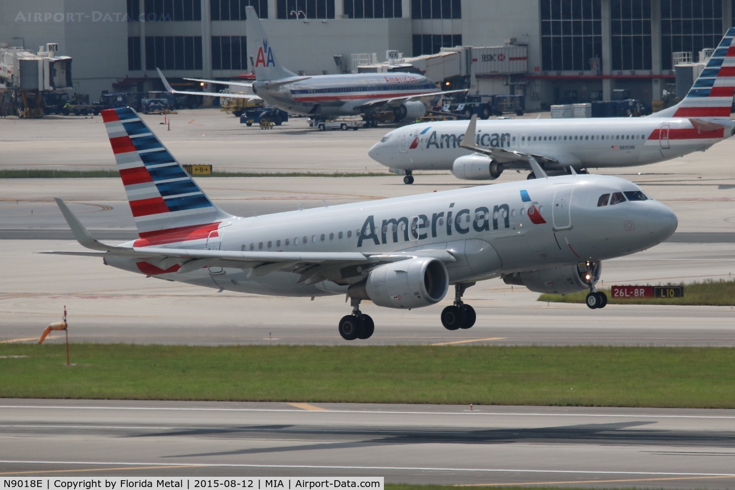 N9018E, 2014 Airbus A319-112 C/N 6150, American