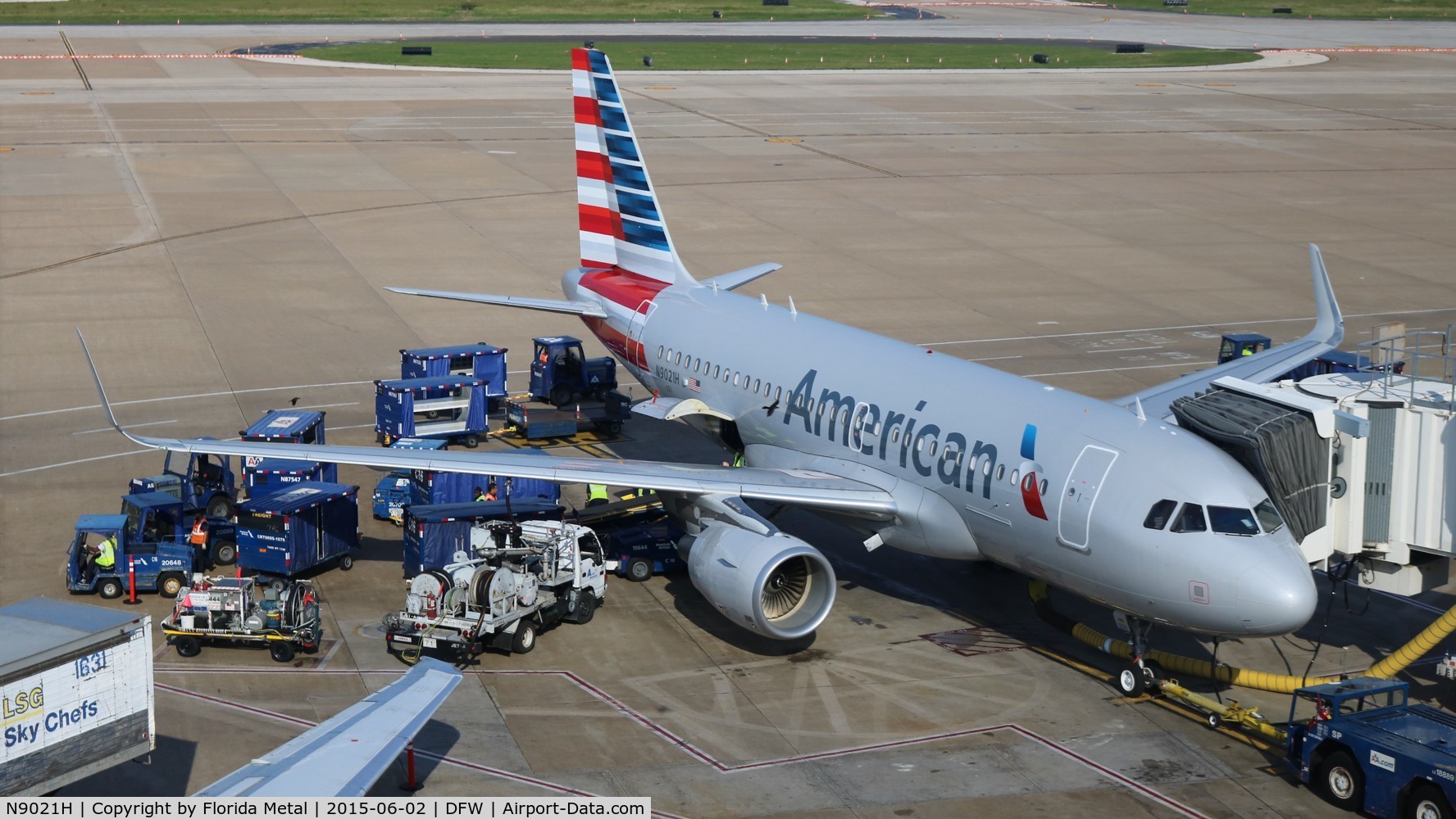 N9021H, 2014 Airbus A319-112 C/N 6277, American