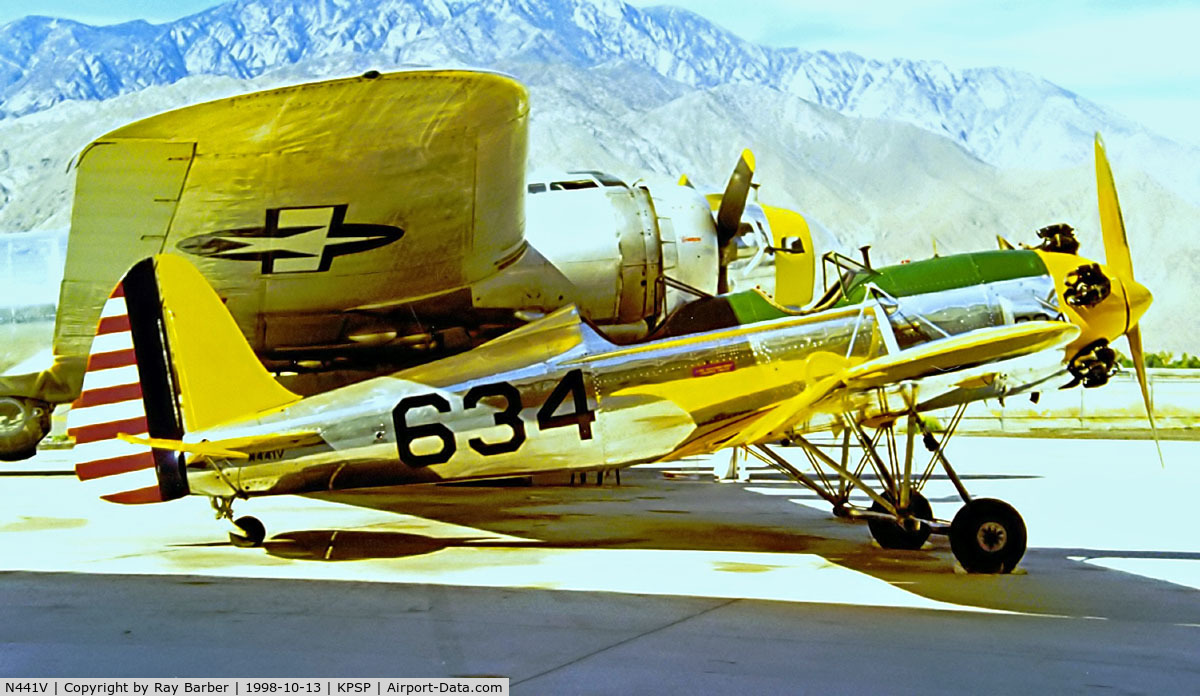 N441V, 1941 Ryan Aeronautical ST3KR C/N 1579, Ryan PT-22 Recruit [1579] Palm Springs-International~N 13/10/1998