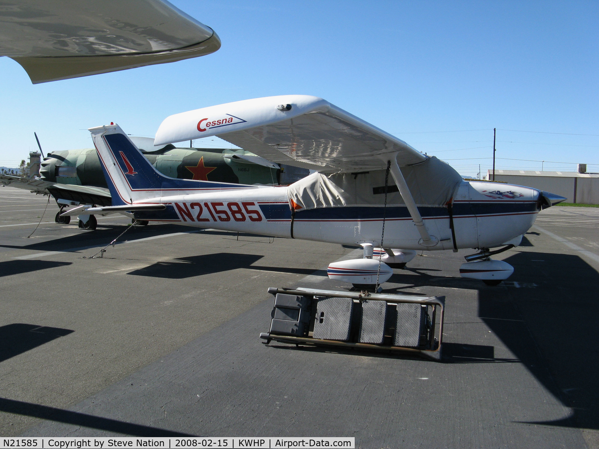 N21585, 1974 Cessna 172M C/N 17263978, 1974 Cessna 172M @ Whiteman Airport, Pacoima CA