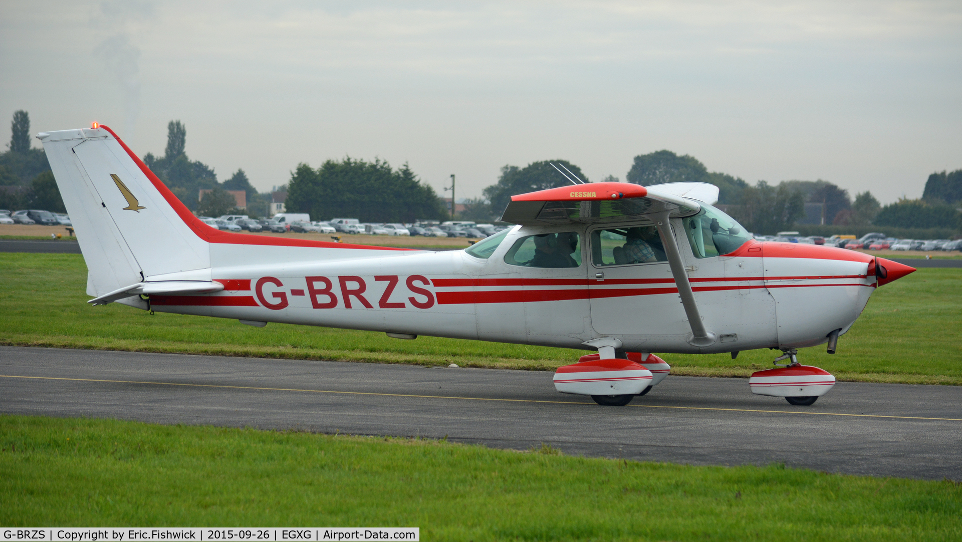 G-BRZS, 1981 Cessna 172P C/N 172-75004, 2. G-BRZS arriving at The Yorkshire Air Show, Church Fenton, Sept. 2015.