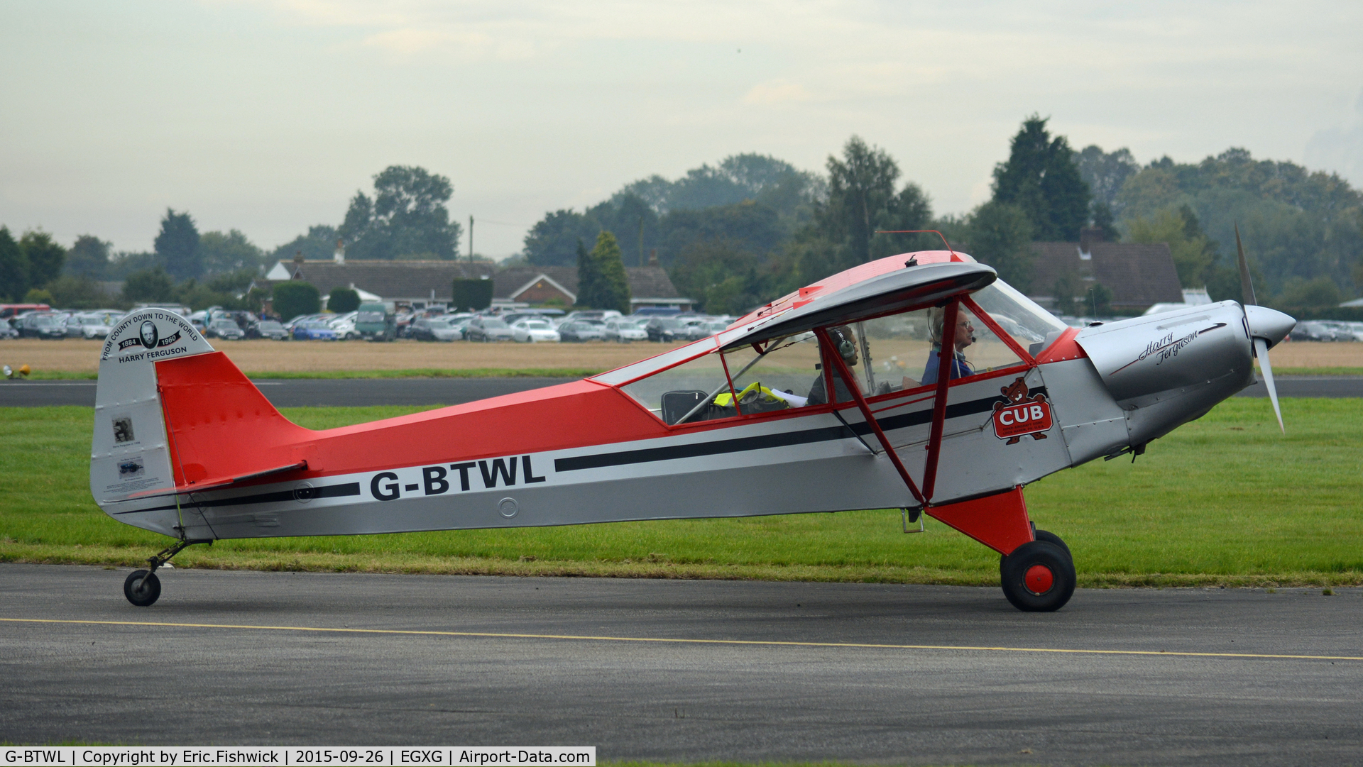 G-BTWL, 1992 Wag-Aero Sport Trainer C/N PFA 108-10893, x. G-BTWL at The Yorkshire Air Show, Church Fenton, Sept. 2015.