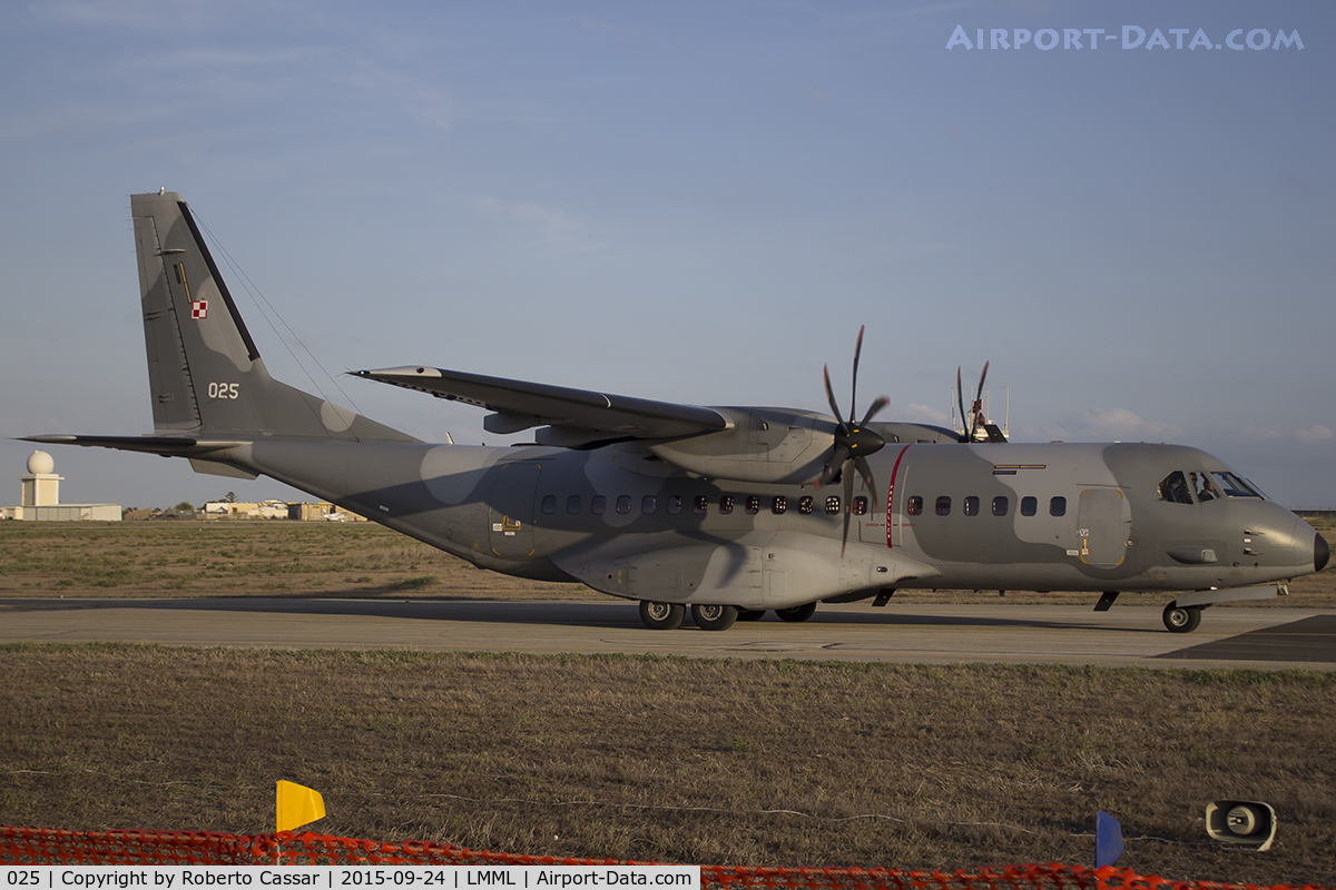 025, CASA C-295M C/N S-025, Malta International Airshow 2015