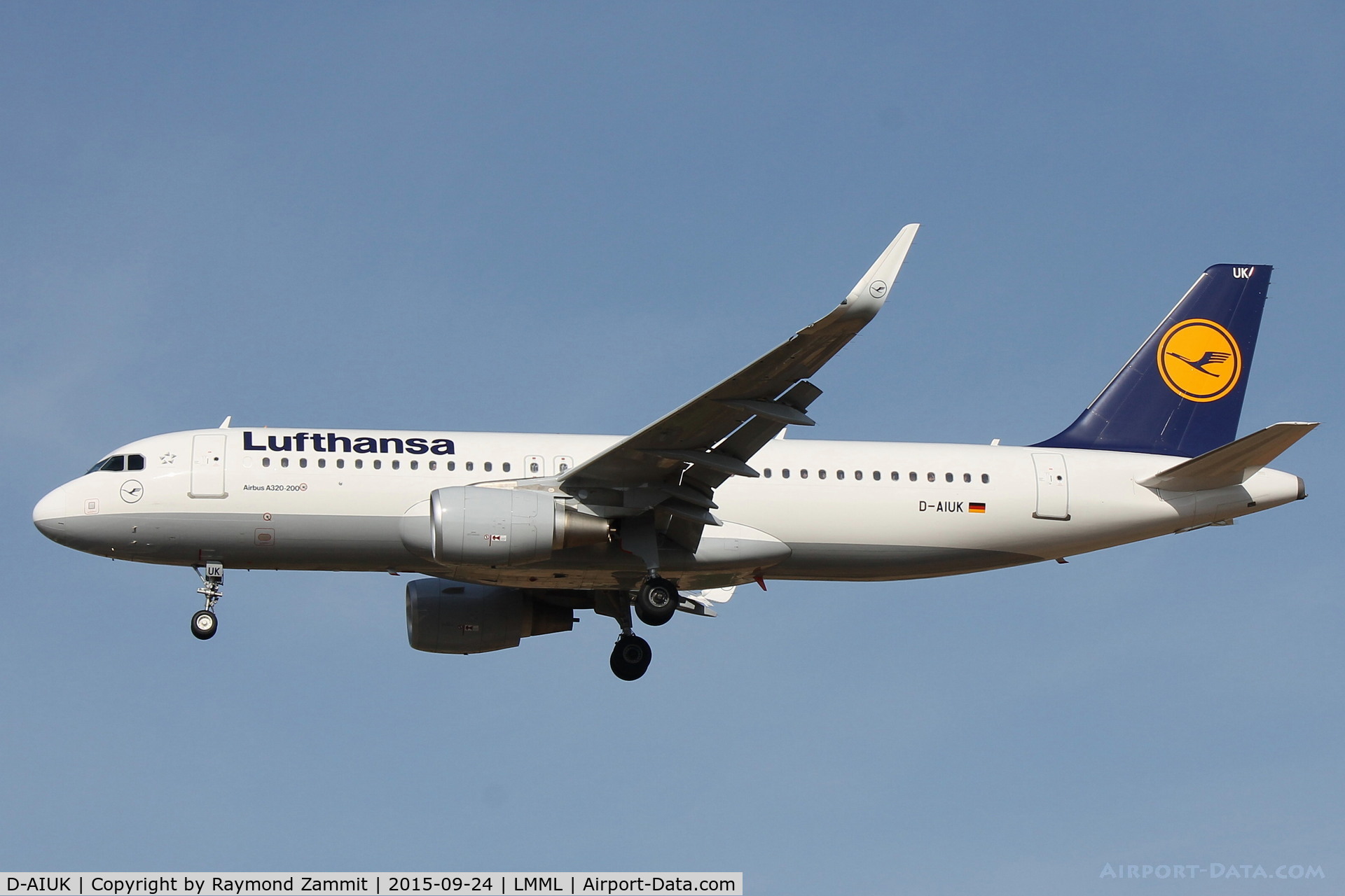 D-AIUK, 2015 Airbus A320-214 C/N 6423, A320 D-AIUK Lufthansa