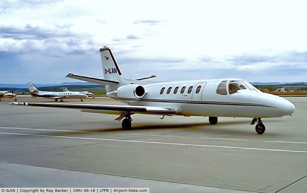 D-ILAN, 1989 Cessna 551 Citation II/SP C/N 551-0614, Cessna Citation II/SP [551-0614] Paris Le-Bourget~F 18/06/1991