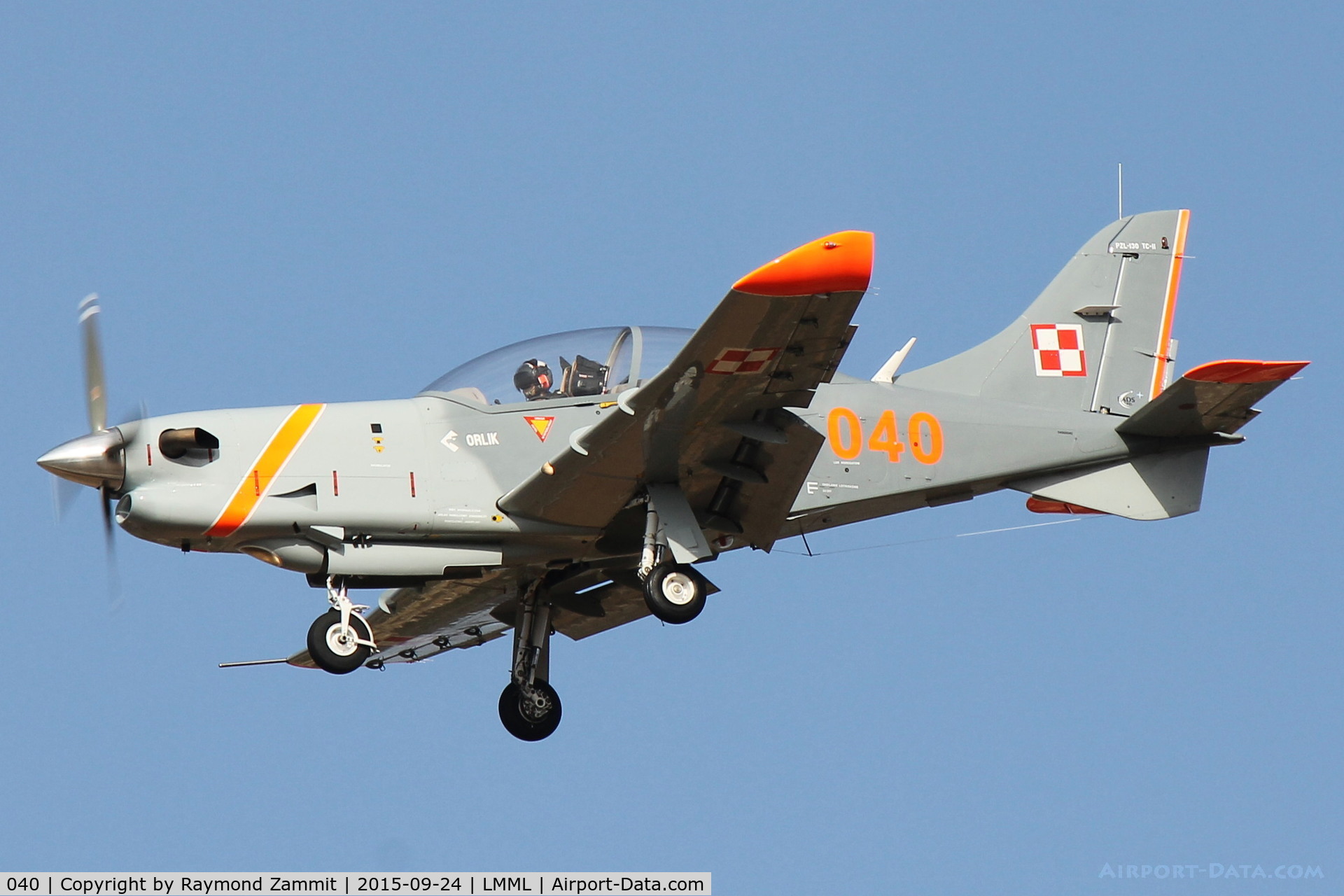 040, PZL-Okecie PZL-130TC-1 Turbo Orlik C/N 04960040, PZL-130 Orlik 040 Polish Air Force