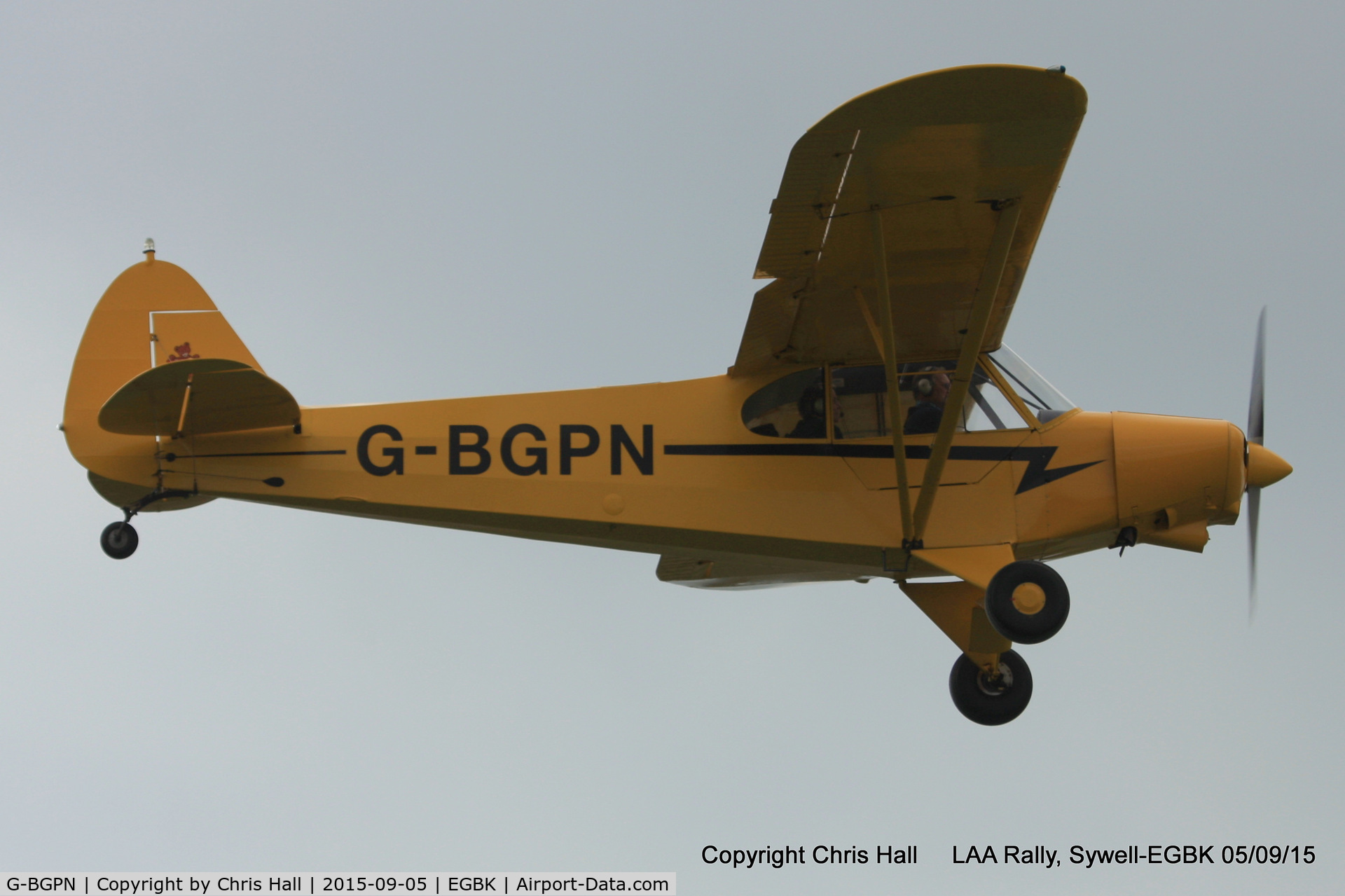 G-BGPN, 1978 Piper PA-18-150 Super Cub C/N 18-7909044, at the LAA Rally 2015, Sywell
