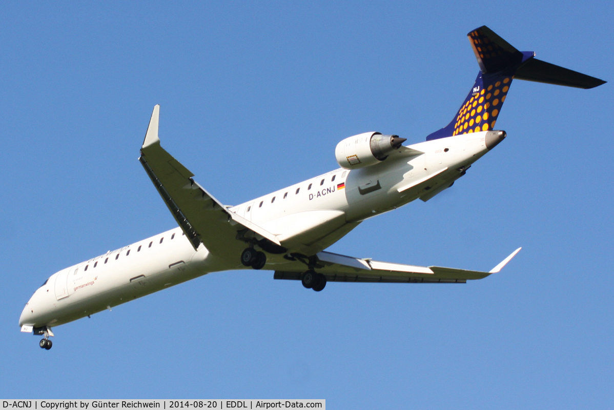 D-ACNJ, 2010 Bombardier CRJ-900 NG (CL-600-2D24) C/N 15249, Arriving