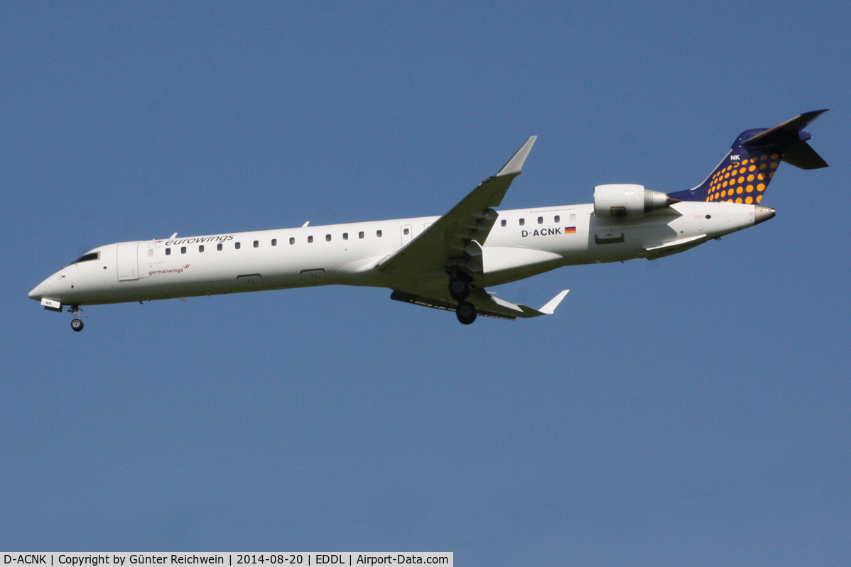D-ACNK, 2010 Bombardier CRJ-900LR (CL-600-2D24) C/N 15251, Arriving