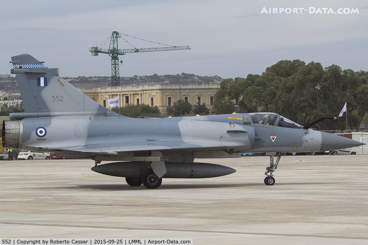 552, Dassault Mirage 2000-5EG C/N 552, Malta International Airshow 2015