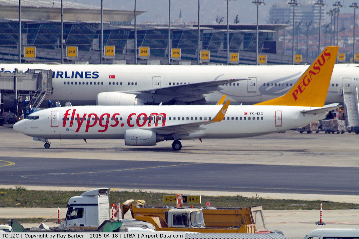 TC-IZC, 2009 Boeing 737-86J C/N 37745, Boeing 737-86J [37745] (Pegasus Airlines) Istanbul-Ataturk~TC 18/04/2015